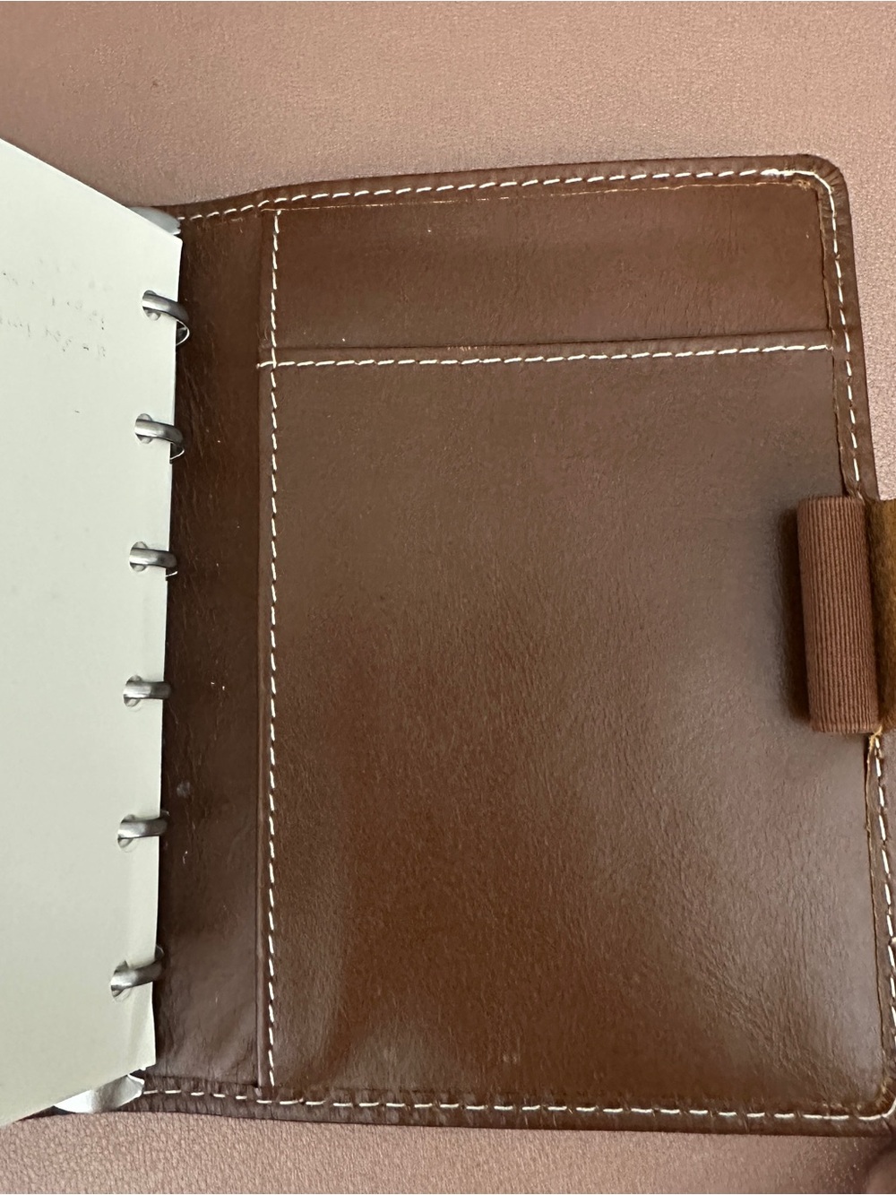 Filofax Pocket Leather Organizer Brown + 2026 Inserts, Refills & Hole Punch - Picture 6 of 14